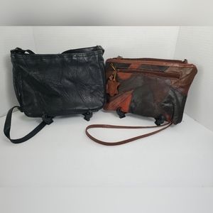 VINTAGE PATCHWORK PURSES LOT OF 2